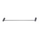 Diamora Luxury Knurled Gunmetal Grey Single Towel Rack Rail 600mm Diamora Luxury Knurled Gunmetal Grey Single Towel Rack Rail 600mm